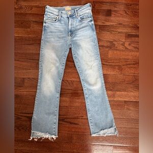 MOTHER Insider Crop Step Fray ankle Jean size 24, great condition